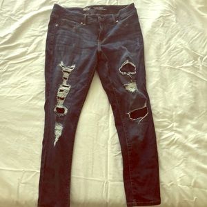 Target Ripped Mid-Rise Jeggings